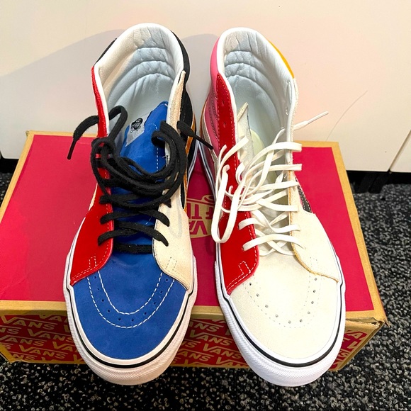 Vans Shoes - Vans Sk8-Hi Multi-colored Sneakers in Women size 11